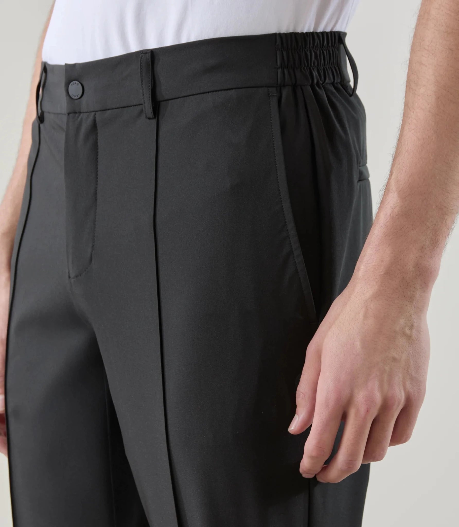 Pantalon ville en tissu technique noir - IZAC