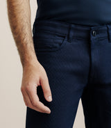 Pantalon armuré slim marine