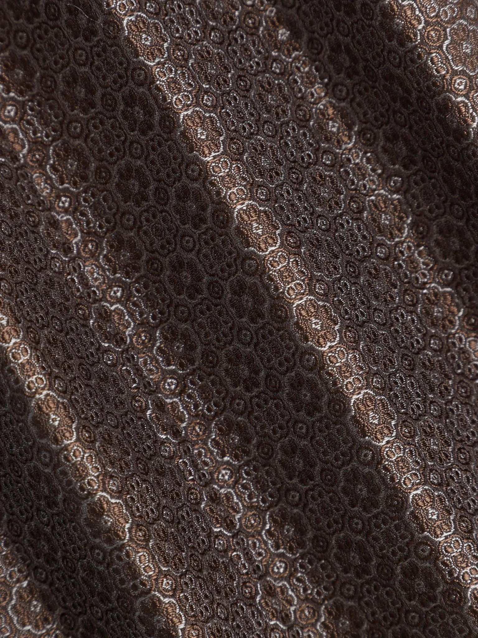 Pochette fantaisie marron - IZAC