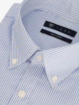 Chemise col américain ciel - IZAC