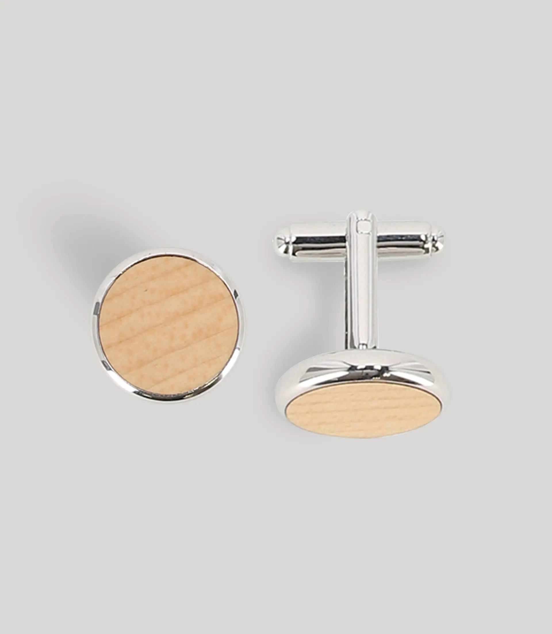 Boutons de manchette beige - IZAC
