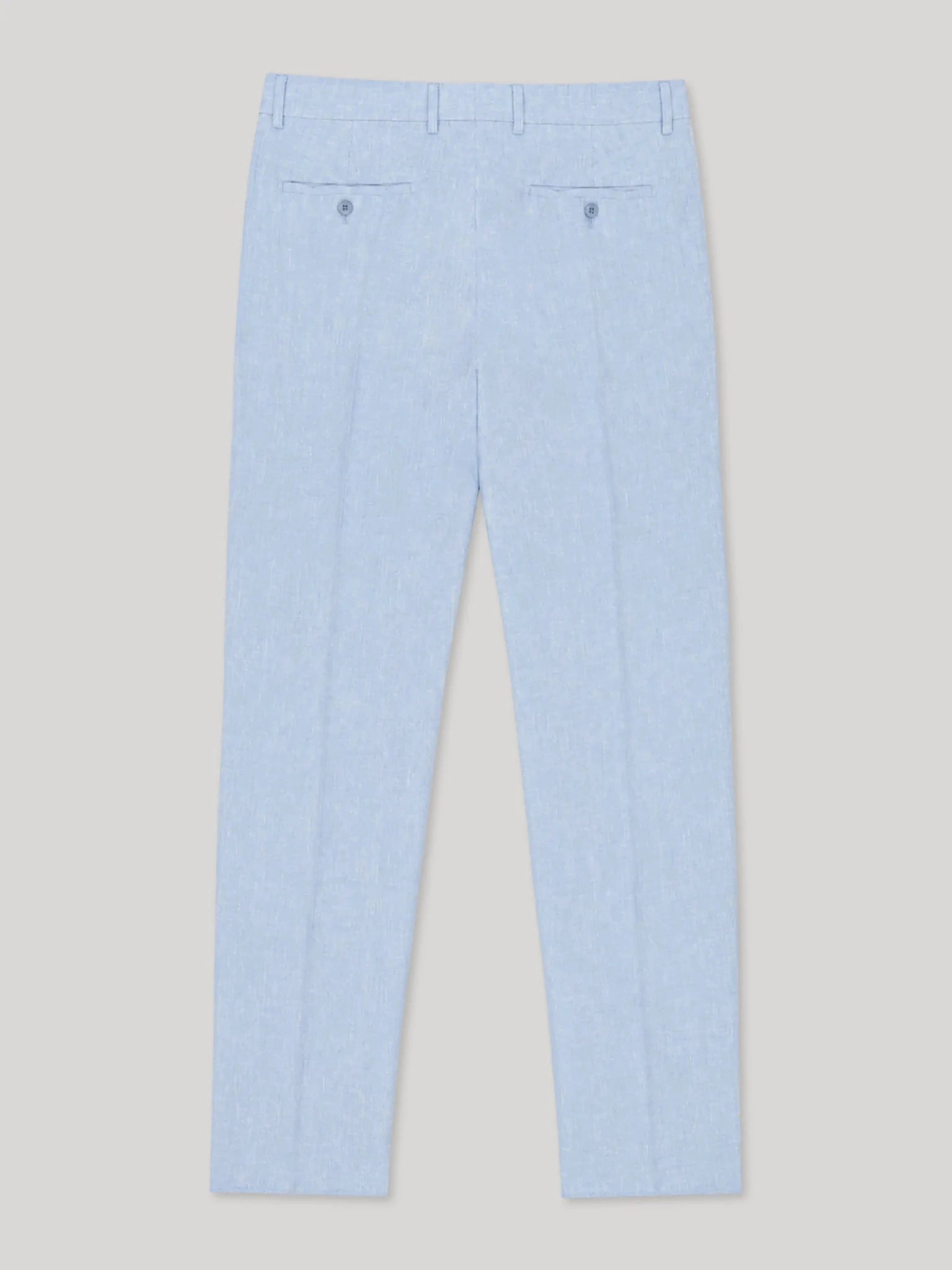 Pantalon ville 100% lin bleu ciel - IZAC