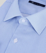 Chemise non iron bleu - IZAC