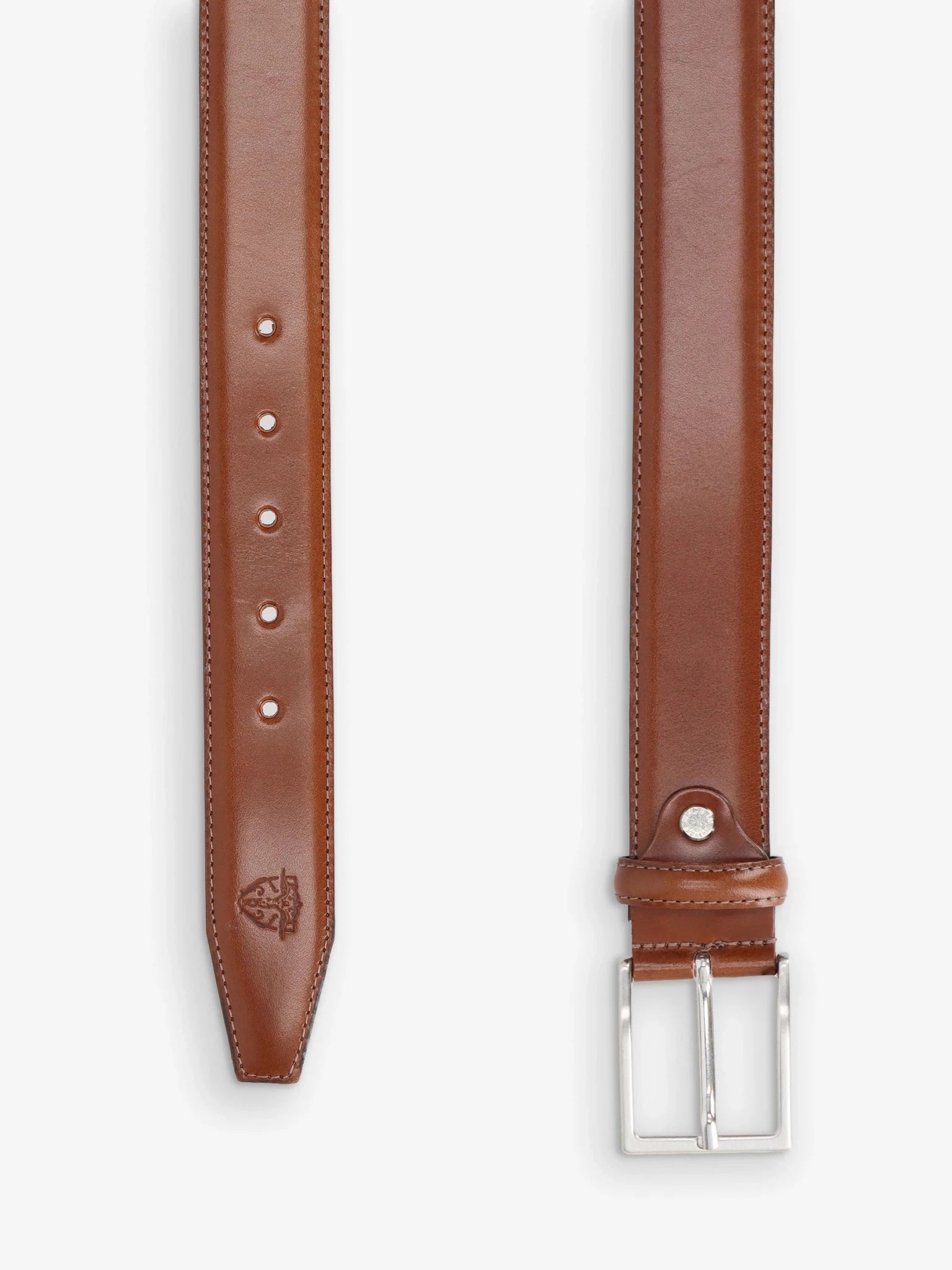 Ceinture en cuir camel - IZAC