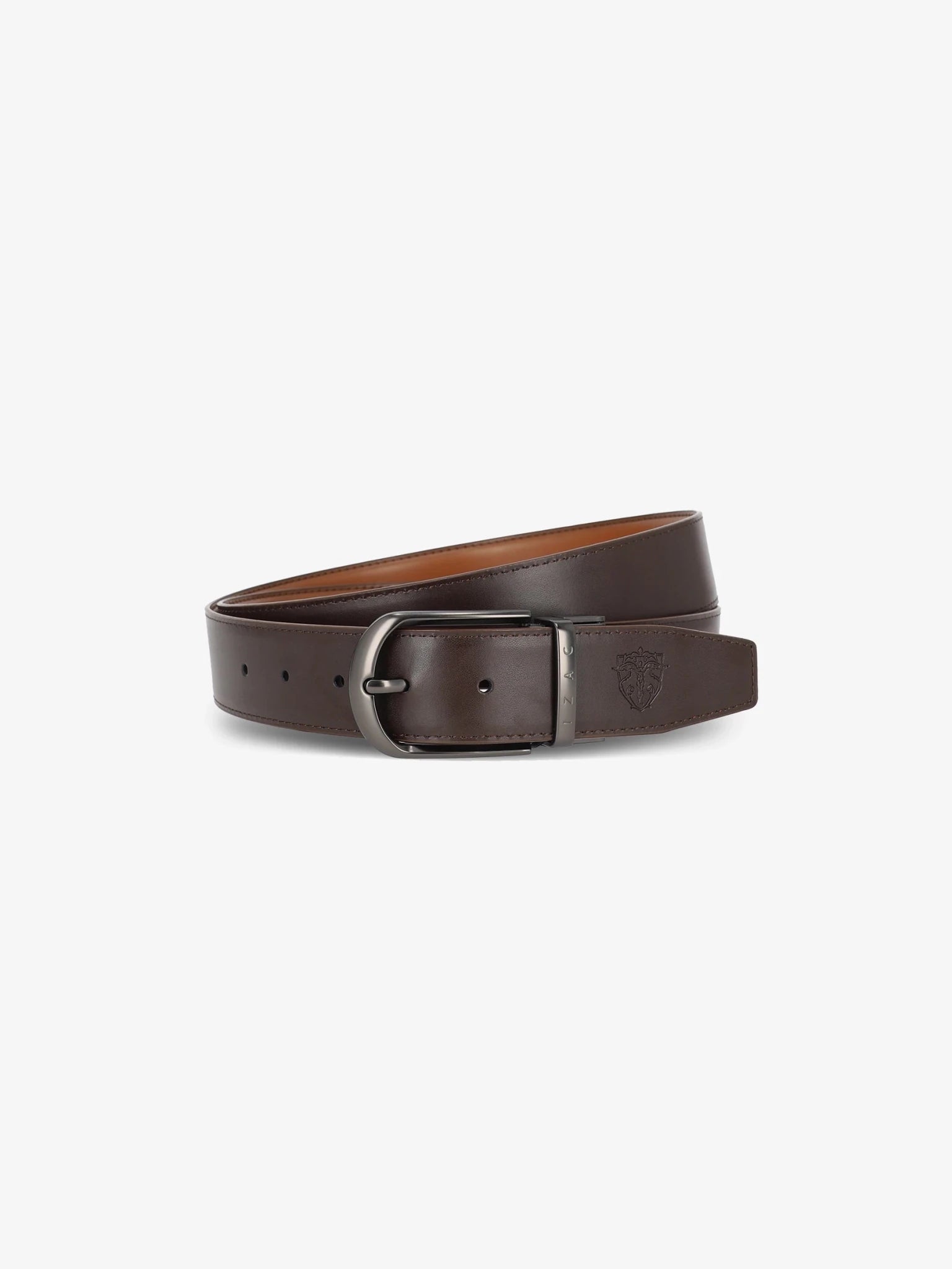 Ceinture réversible marron