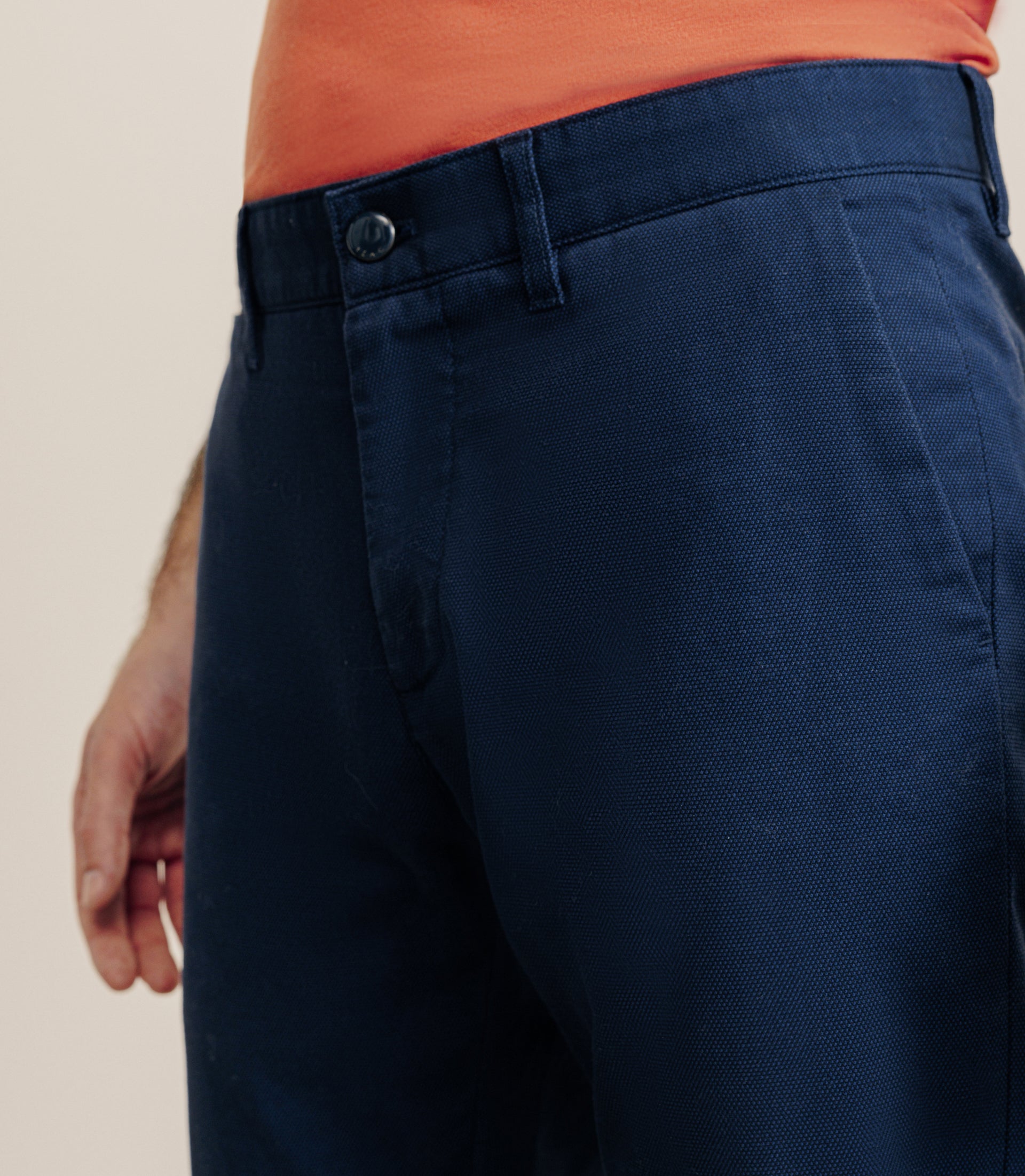 Pantalon armuré slim marine