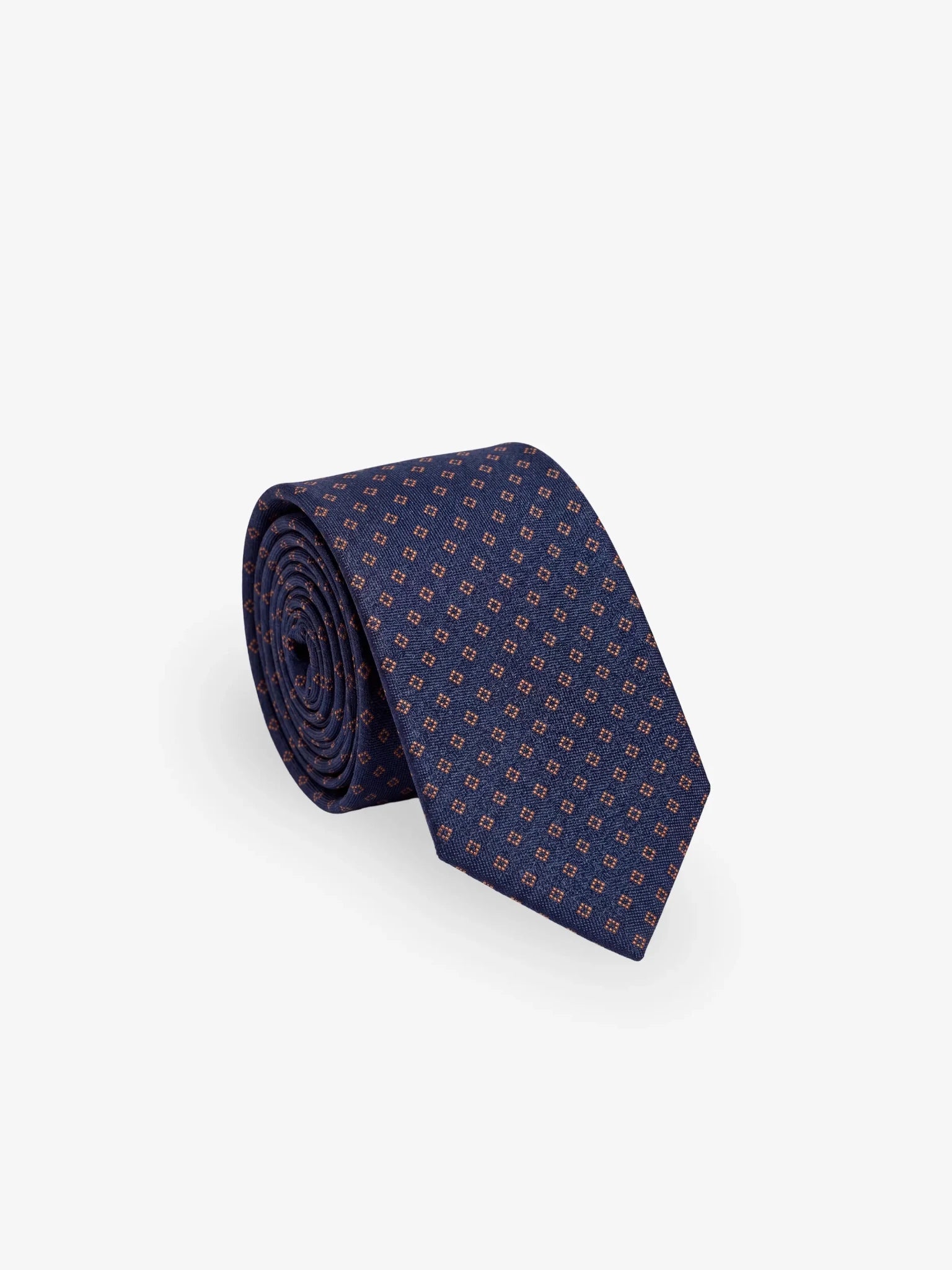Cravate fantaisie camel - IZAC