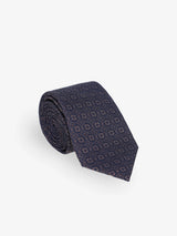 Navy blue fancy tie