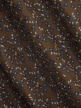 Pochette fantaisie marron - IZAC