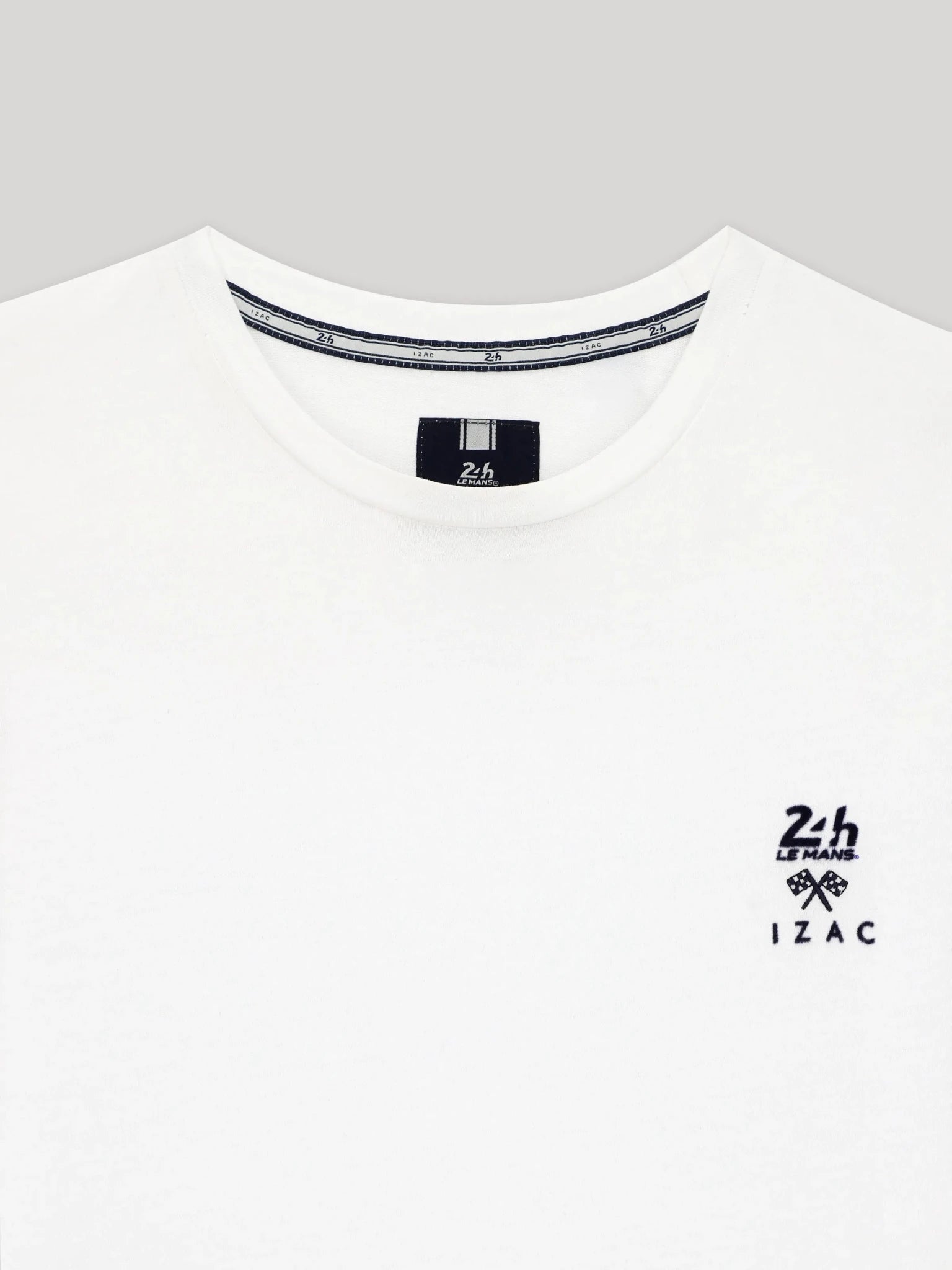 T-shirt col rond blanc 24h Le Mans - IZAC