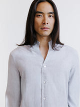 Chemise en flanelle grise