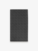 Scarf with black patterns