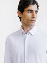 Chemise slim ciel