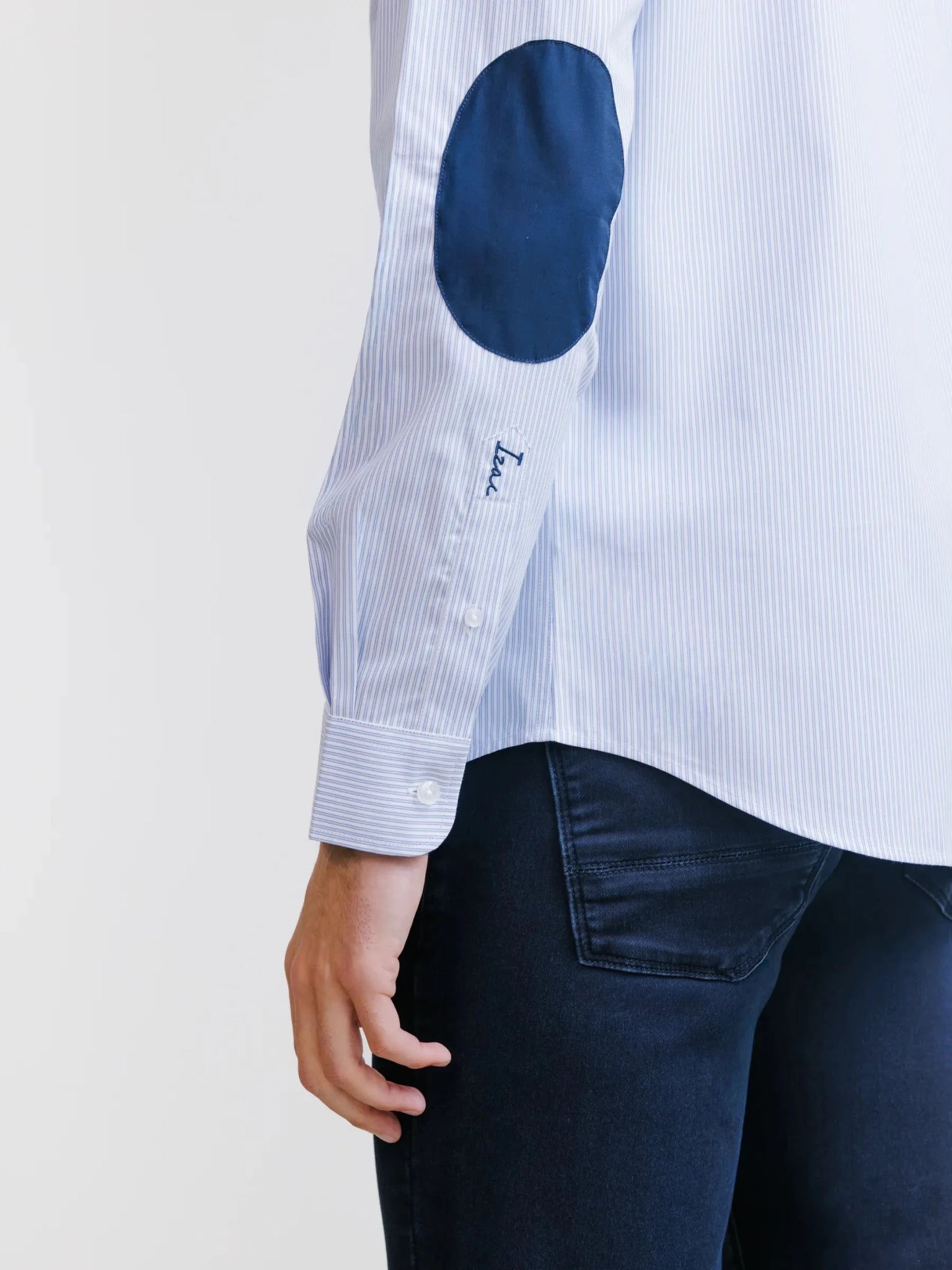 Chemise col mao ciel - IZAC