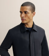 Manteau imperméable court noir - IZAC