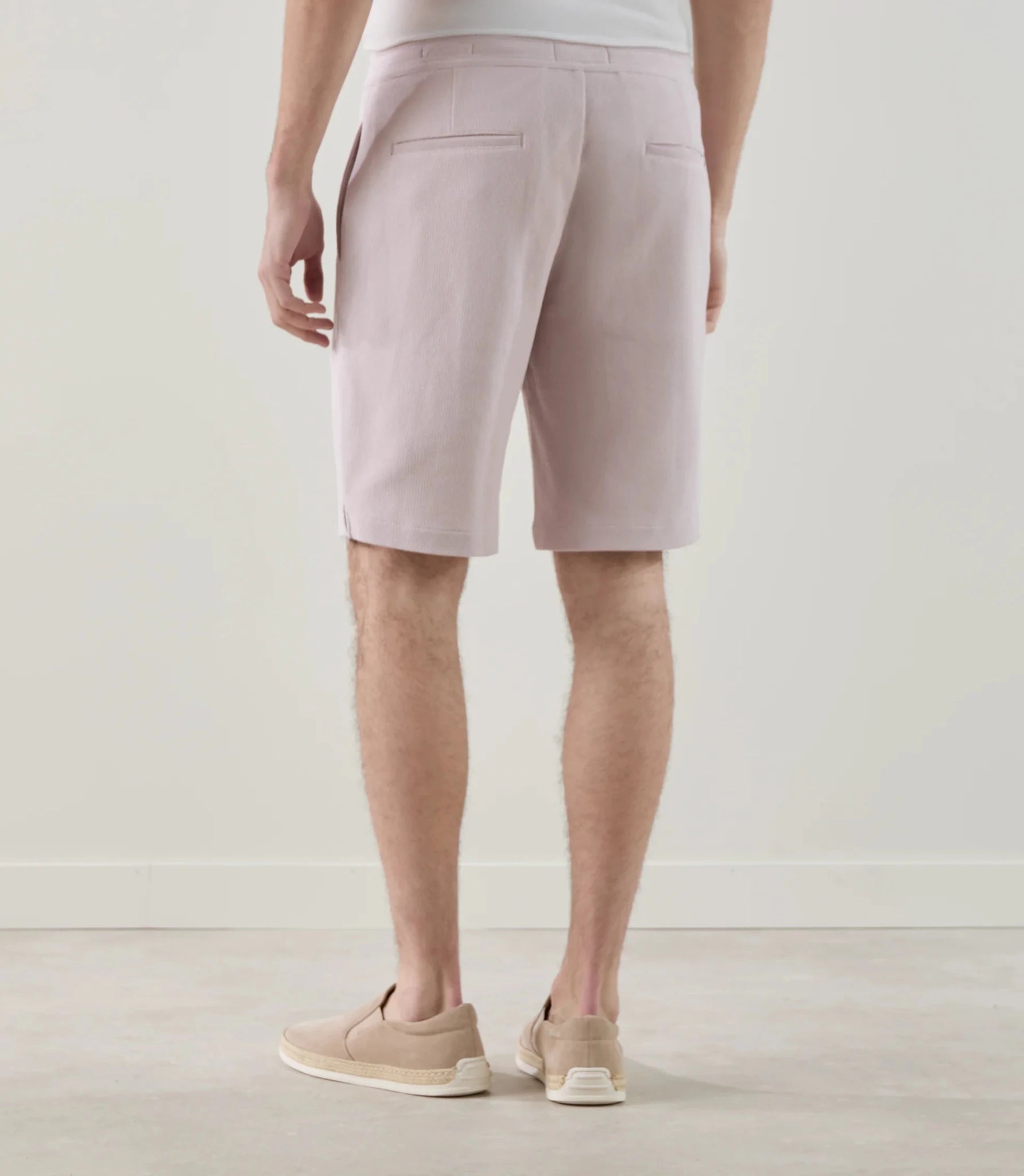 Bermuda en maille mauve - IZAC