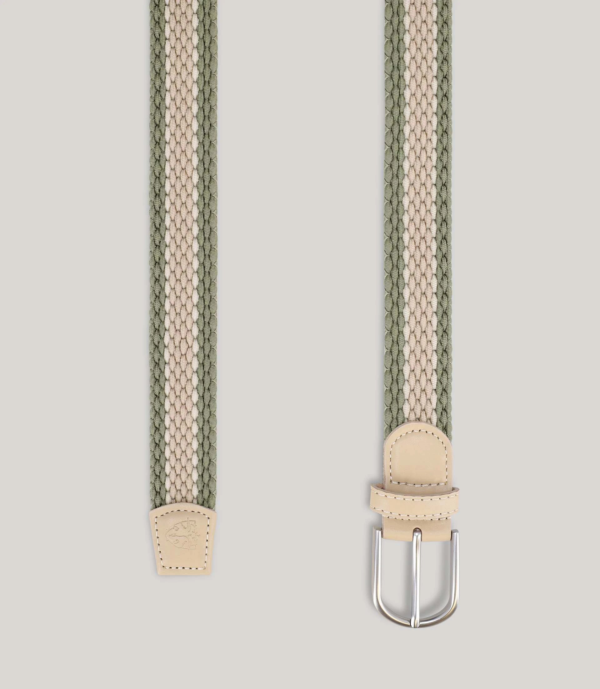 Ceinture tressée sauge - IZAC