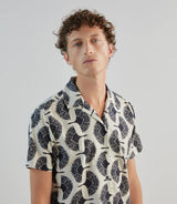 Chemise casual imprimée marine - IZAC