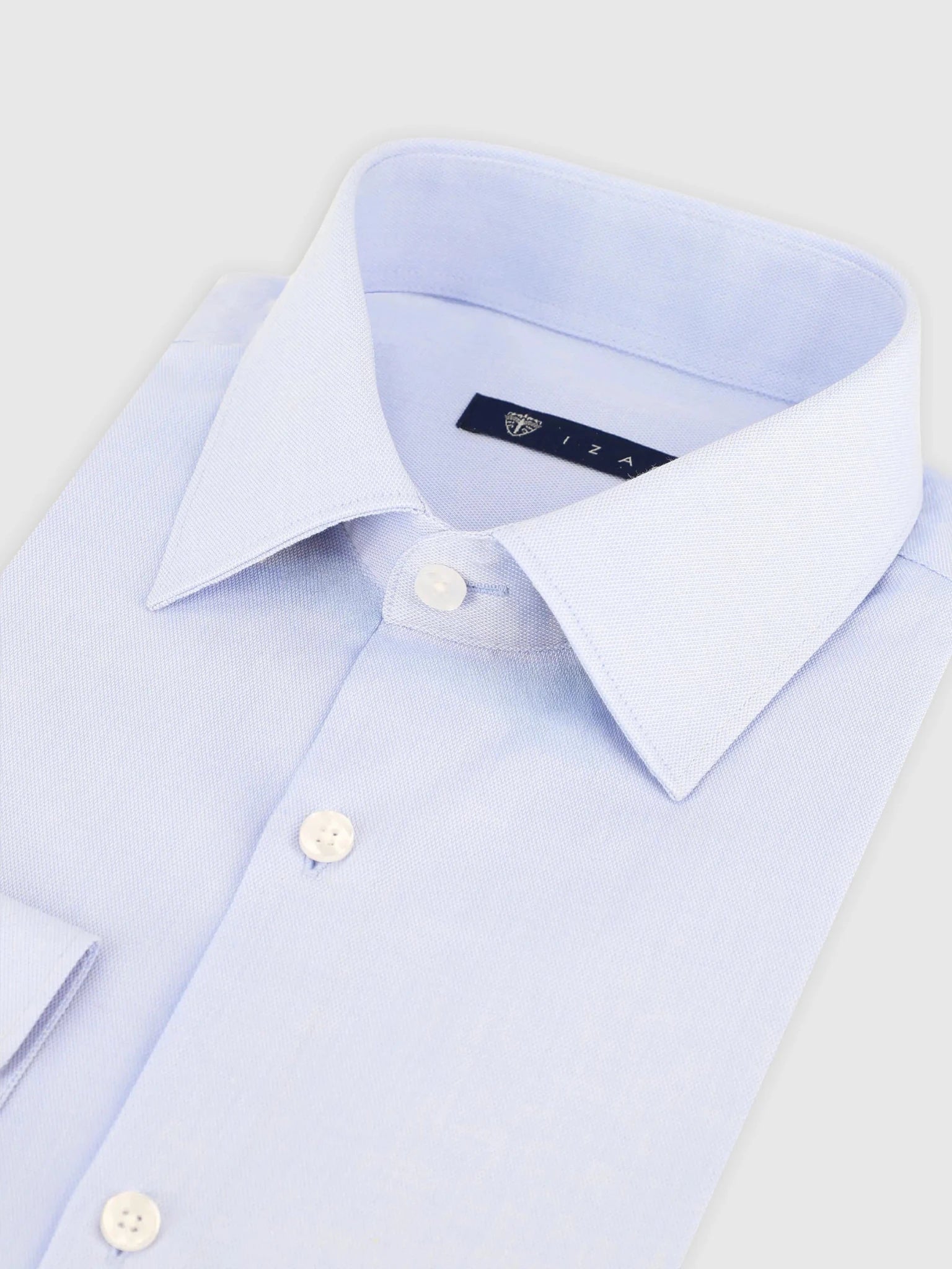 Chemise ville easy iron ciel - IZAC