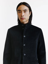 Veste col mao noire