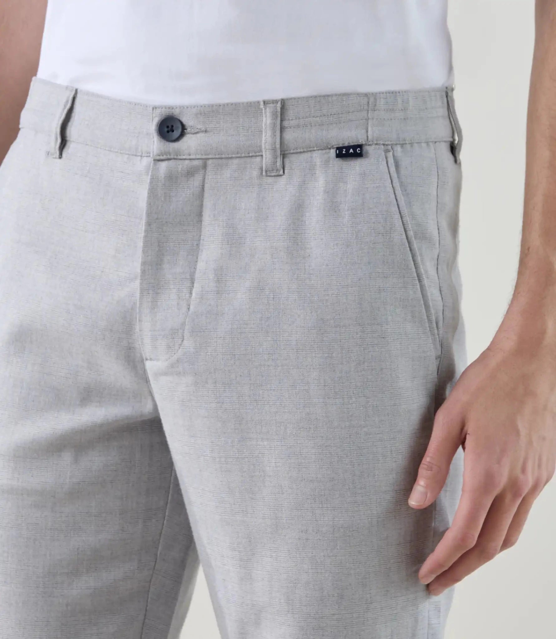 Pantalon casual bleu gris - IZAC