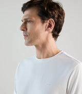 T-shirt col rond blanc - IZAC