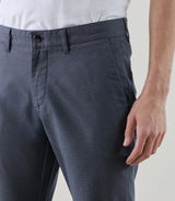 Pantalon armuré bleu gris
