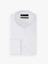 Chemise col philosophe écru