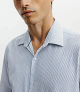 Blue printed city shirt