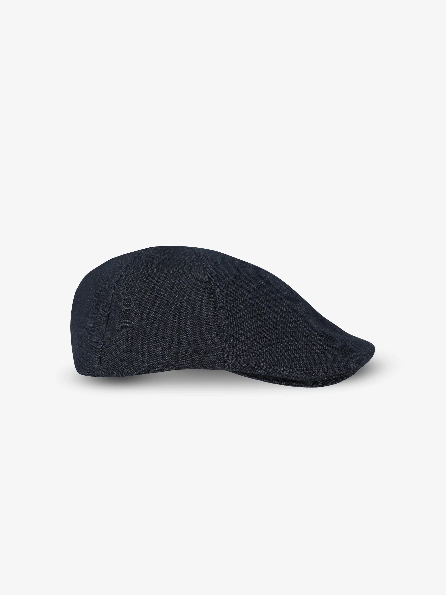 Gavroche plain faux solid navy fabric
