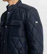 Blouson col chemise marine