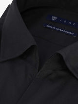 Chemise ville col ouvert noire