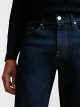 regular raw denim 5-pocket jeans
