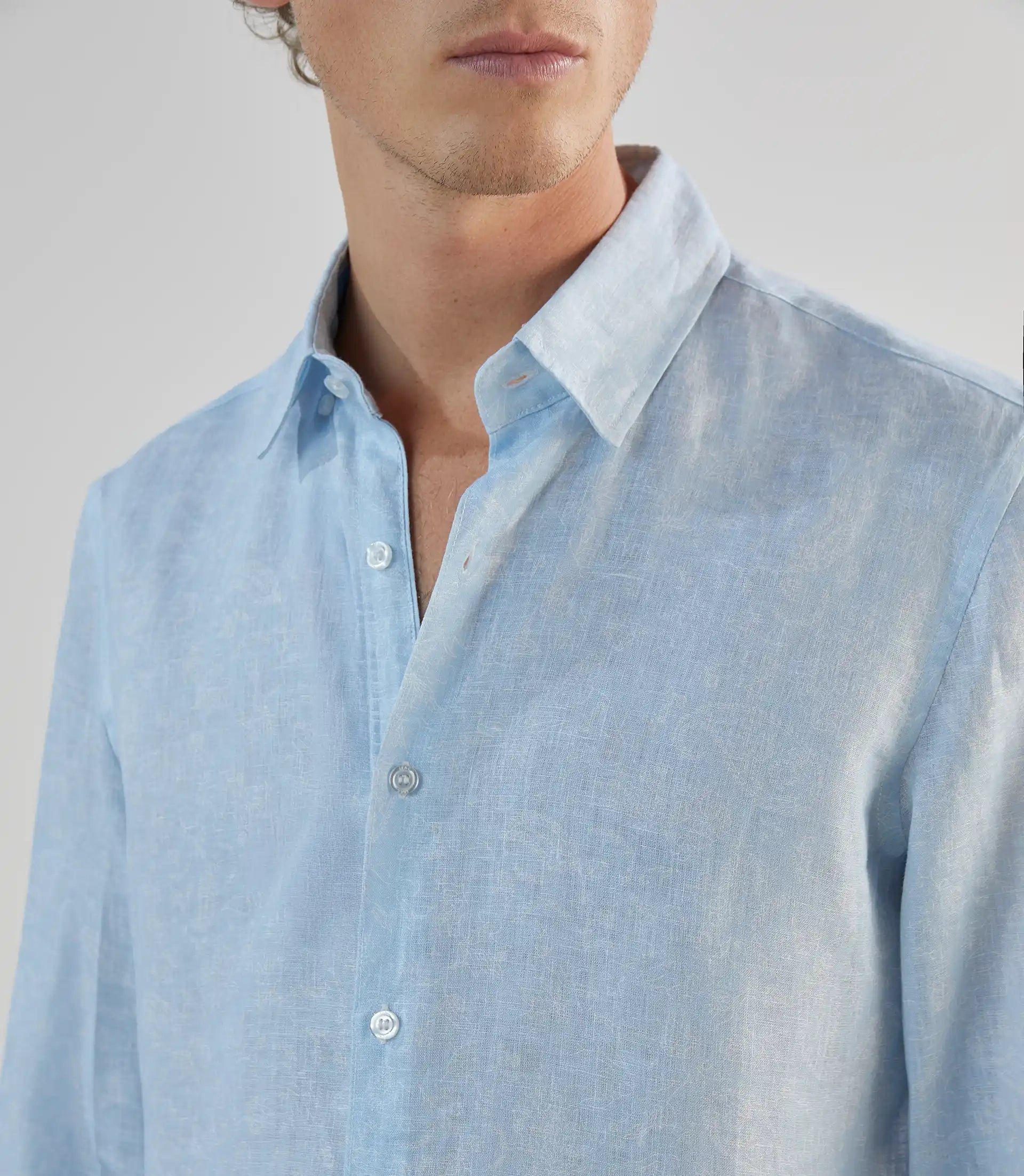 Chemise casual ciel - IZAC