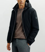 Blouson à capuche noir