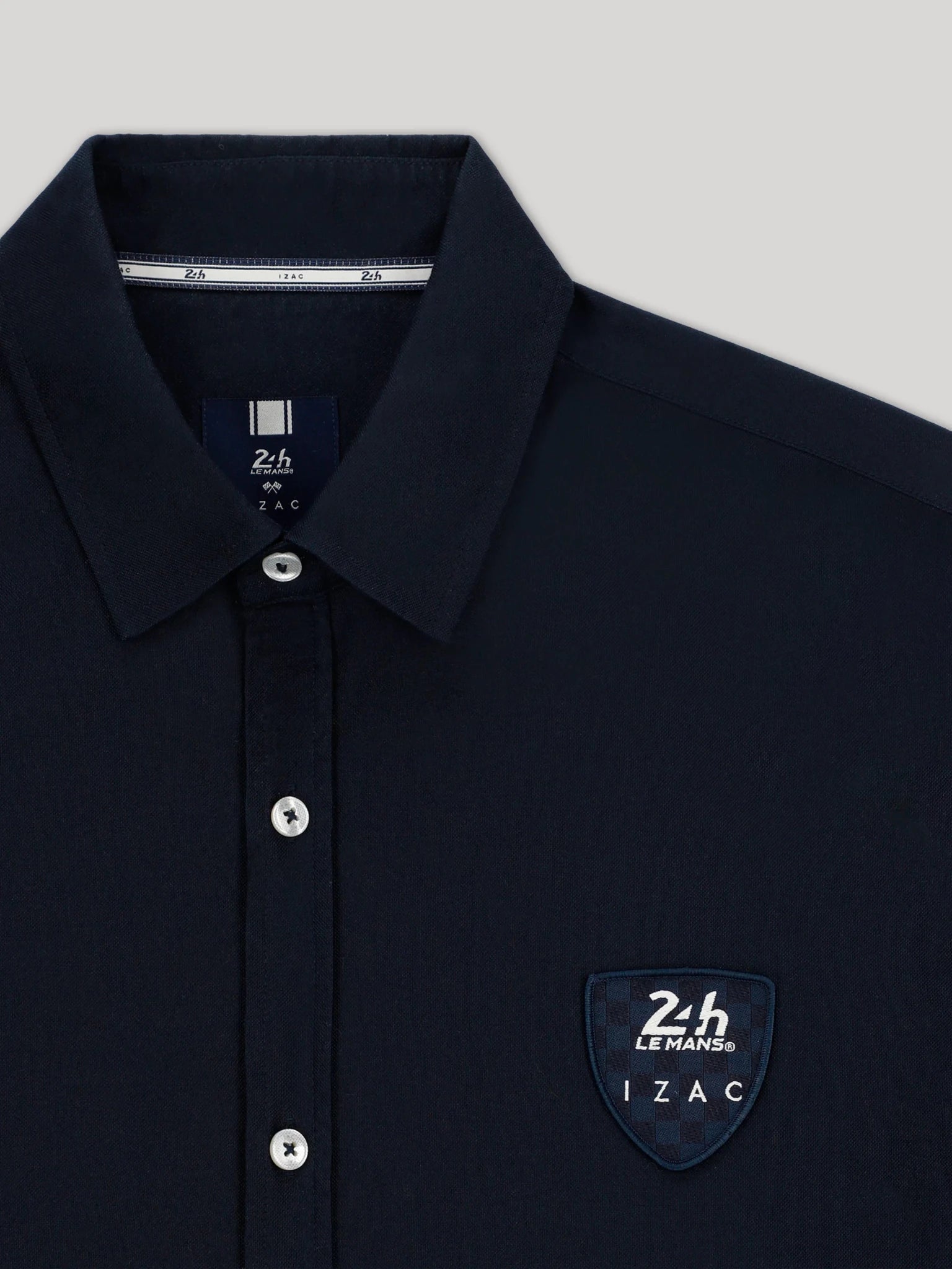 Chemise casual marine 24h Le Mans - IZAC