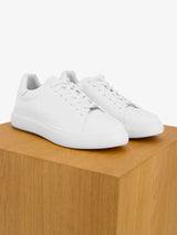 Basket en cuir blanche