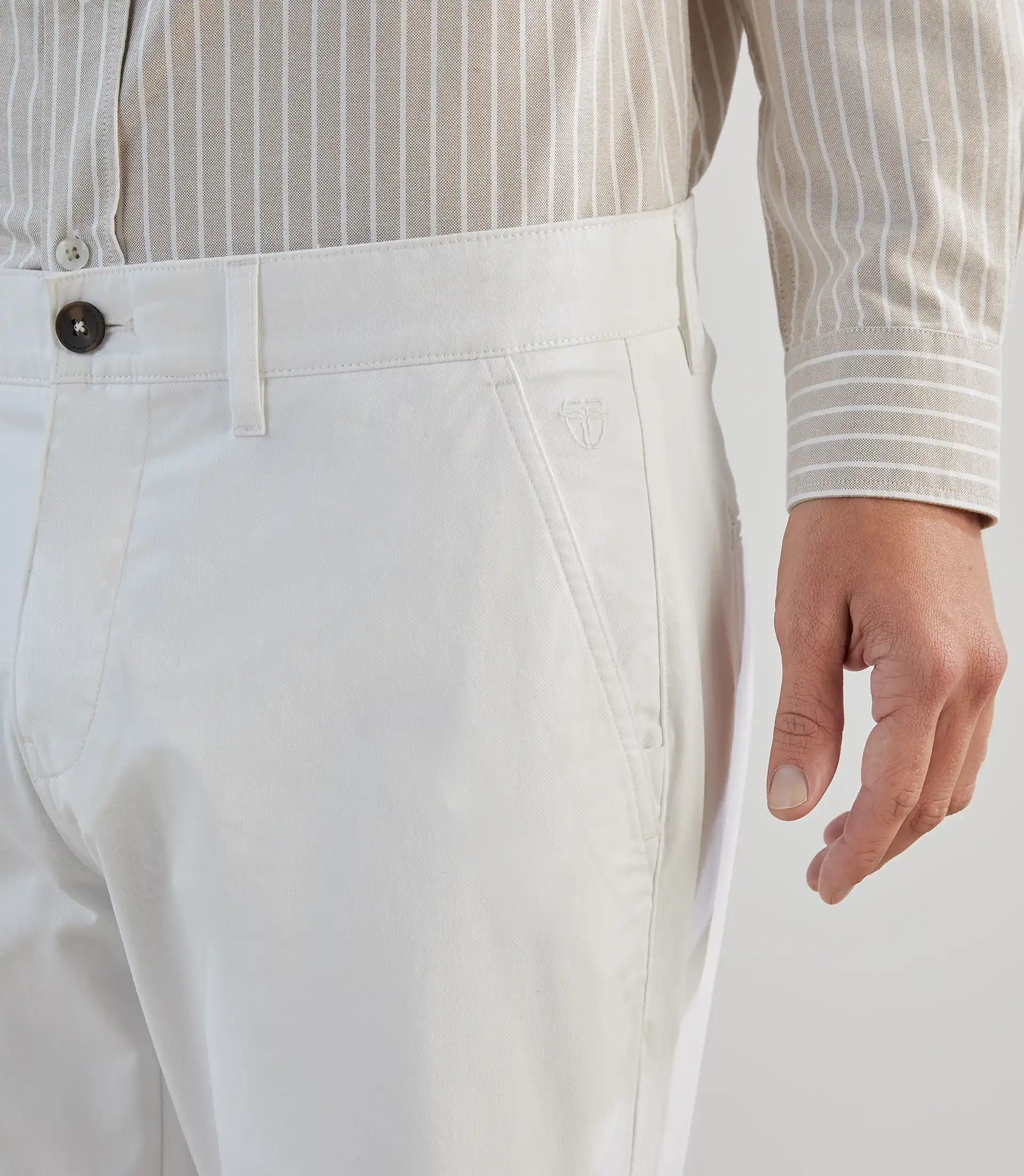 Pantalon chino blanc - IZAC