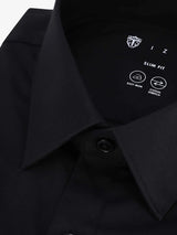 Chemise ville unie noire - IZAC