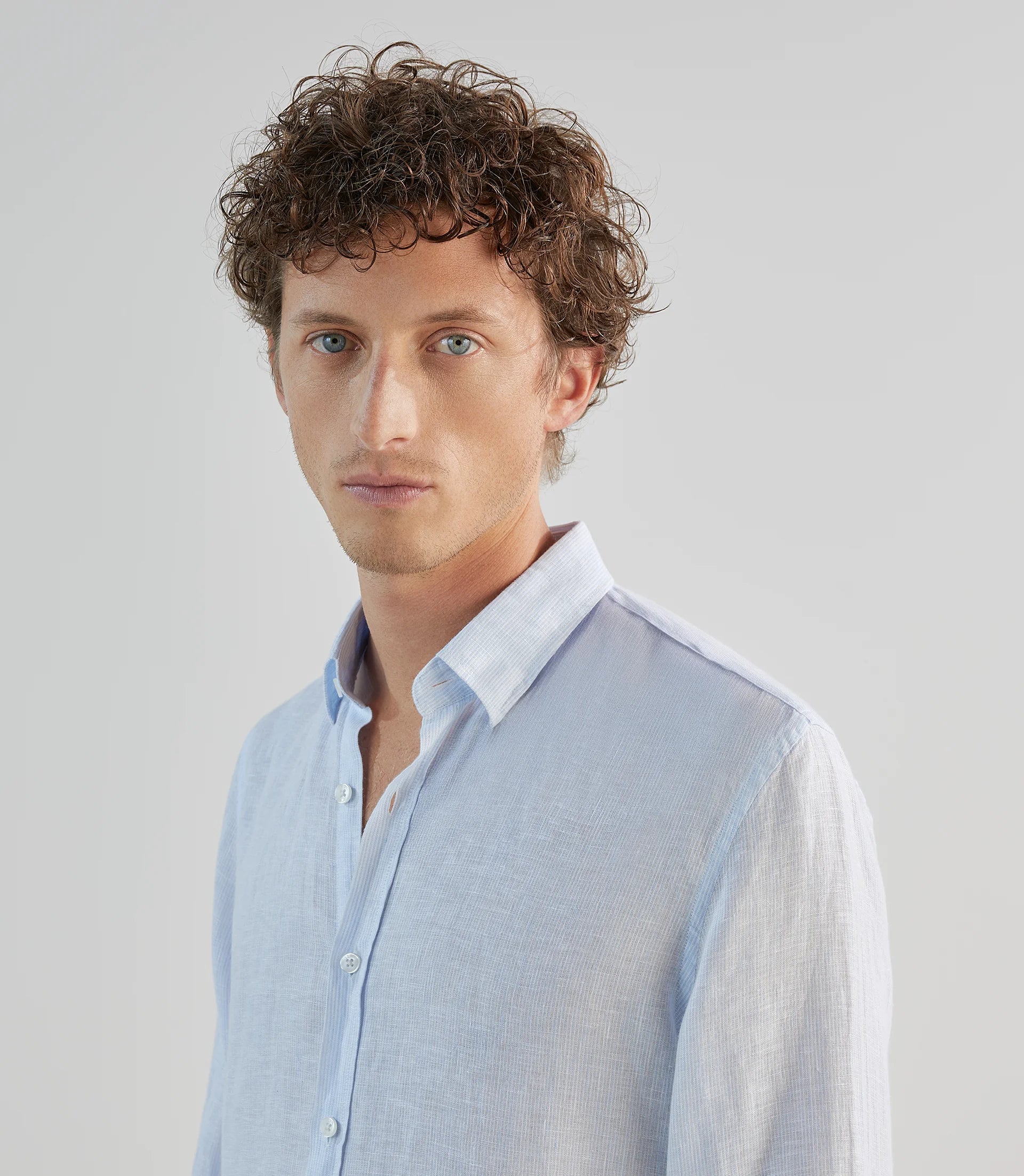 Chemise 100% lin ciel - IZAC