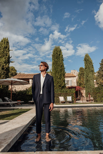 Veste ville croisée marine - IZAC