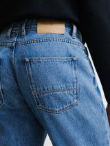 Jean 5 poches regular bleu moyen
