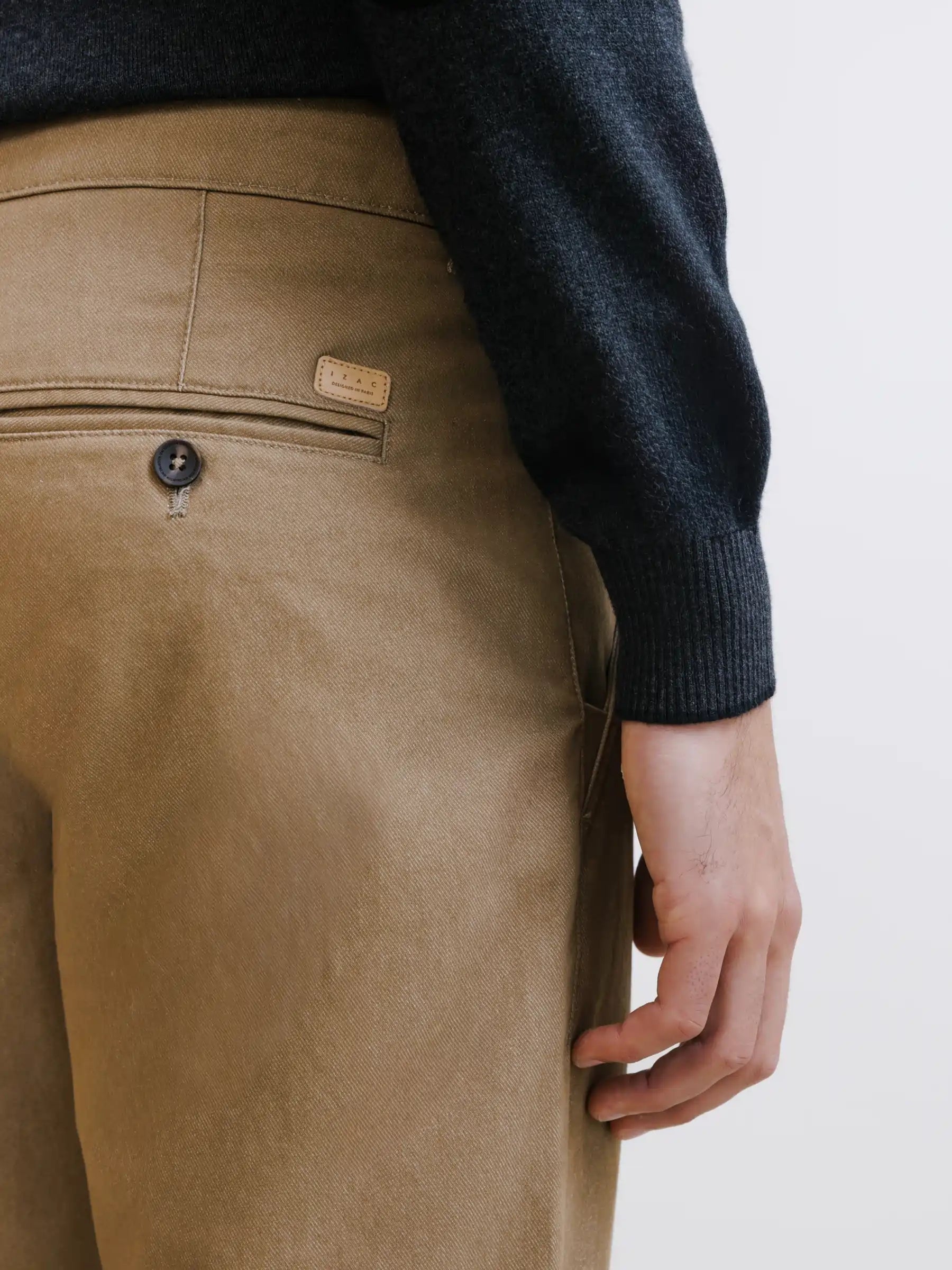 Pantalon casual taupe