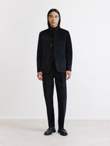 Veste col mao noire