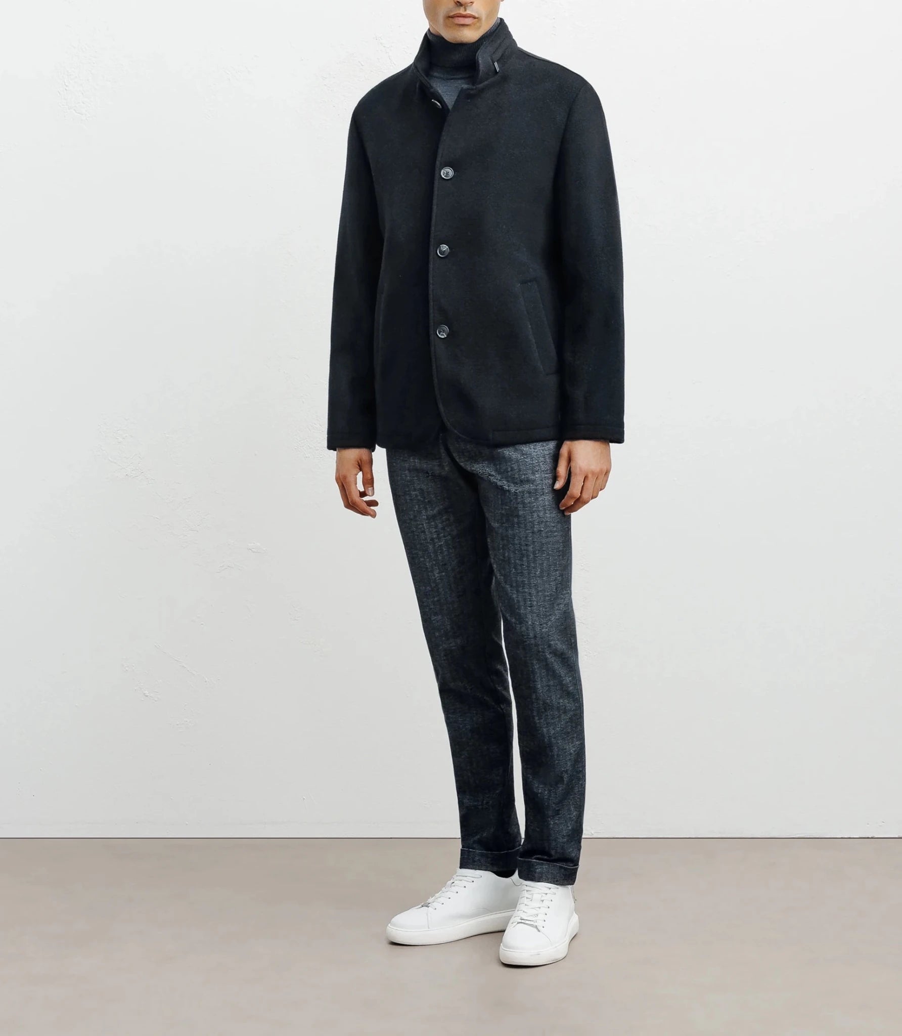 Navy casual jacket