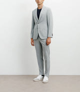 Veste ville en maille 2 boutons gris
