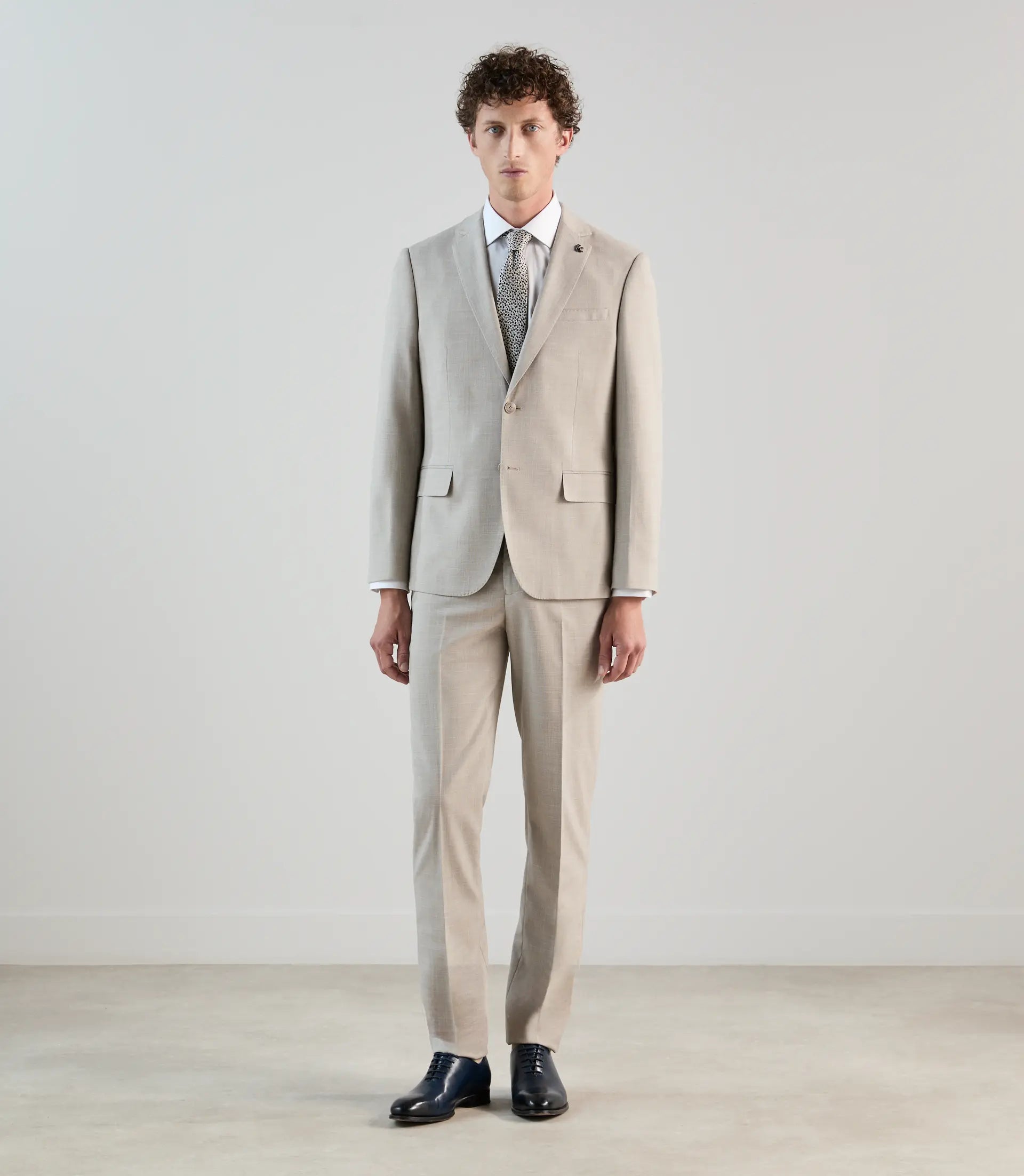 Costume 2 boutons beige - IZAC