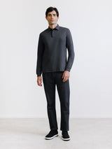 Polo non iron noir