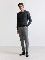 Pull col rond anthracite