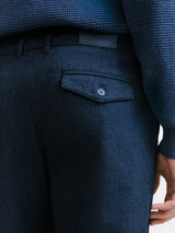 Pantalon flanelle marine
